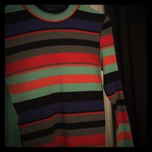 Colorful vintage turtle neck